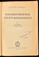 Soó Rezső: Fejlődéstörténeti növényrendszertan. Egyetemi tankönyv. Bp., 1953, Tankönyvkiadó. Fekete-...
