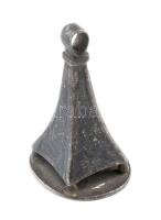 Antik fém Eiffel torony figurális pecsétnyomó, jelzés nélkül, m: 3,5 cm