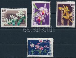 1958 Orchideák sor Mi 288-291
