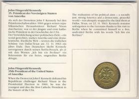 USA 1969D 1/2$ "John F. Kennedy" érmés borítékon 2 db bélyeggel, alkalmi bélyegzővel T:2