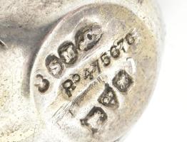 Csibe figurális ezüst (Ag) pirulatartó, jelzéssel, h: 3,2 cm, nettó: 3,1 g