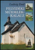 Ludwig Emil: Felvidéki műemlék-kalauz. Bp., 2000, Maecenas. A szerző rajzaival illusztrálva. Kiadói papírkötés, az elülső és hátsó borító, ill. néhány lap foltos. A szerző, Ludwig Emil (1952- 2022) újságíró, a Magyar Fórum hetilap főszerkesztője által Obersovszky Éva, Obersovszky Gyula (1927-2001) költő, író, újságíró lánya részére DEDIKÁLT példány.
