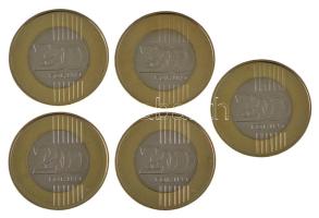 2023. 200Ft bicolor "Petőfi 200" (5x) T:UNC,AU