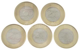 2023. 200Ft bicolor "Petőfi 200" (5x) T:UNC,AU