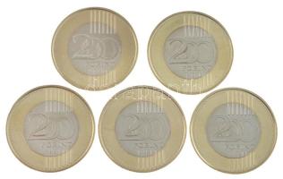 2023. 200Ft bicolor "Petőfi 200" (5x) T:UNC,AU