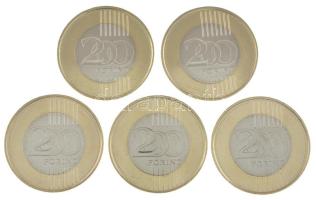 2023. 200Ft bicolor "Petőfi 200" (5x) T:UNC,AU