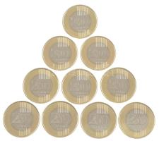 2023. 200Ft bicolor "Petőfi 200" (10x) T:UNC,AU