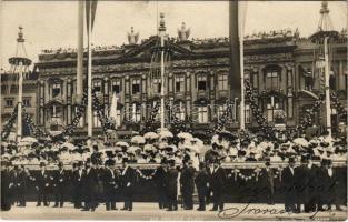 1905 Berlin, am Pariser Platz / square, festival (fl)