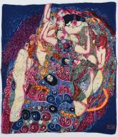 Gustav Klimt mintás kendő, 53x50 cm