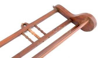 Antik fa törölközőtartó, szép állapotban, 48x25x10cm