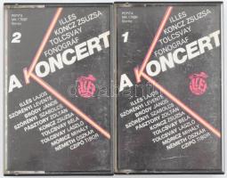 Illés, Koncz Zsuzsa, Fonográf, Tolcsvay - A Koncert. 2xKazetta, Album. Pepita. Magyarország, 1981. VG+