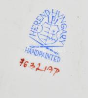 Herendi Apponyi mintás kínálótál, jelzéssel, hibátlan, 23x18,5 cm