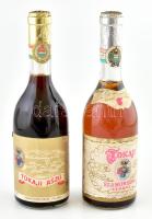 1976 Tokaji Szomorodni, 0,5 l, bontatlan + cca 1975 Tokaji Aszú, bontatlan, 0,5 l