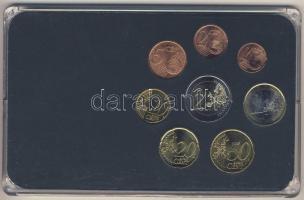 Portugália 2002-2007. 1c-2€ 8klf db, benne 2€ alkalmi veret "50 éves a Róma...