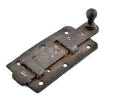 Antik kovácsoltvas retesz, jelzés nélkül, h: 19 cm