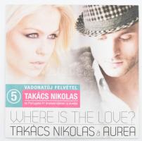 Takács Nikolas, Aurea - Where Is The Love? CD, Stereo. Sony Music Entertainment Magyarország Kft. EU, 2011. VG+