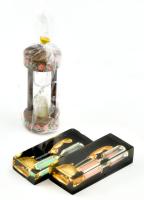 3 darab homokóra, szép állapotban, h: 8 cm