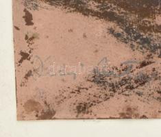 Deli Antal (1886-1960): Portré. Pasztell, papír, jelezve balra lent, papírra kasírozva, 49,5x39,5 cm