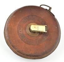 Süss Nándor Budapest mérőszalag, 20 m, korának megfelelő állapot