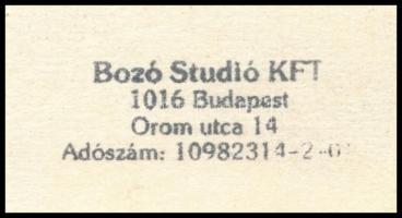 Bozó Gyula (1913-2004): Éremterv. Kollázs, vegyes technika. Jelzett 30x20 cm