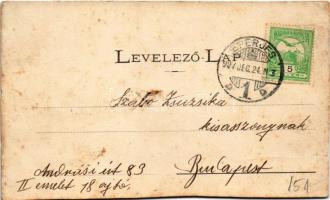 1907 Iglófüred, Bad Zipser Neudorf, Spisská Nová Ves Kupele, Novovesské Kúpele; Vendéglő és Nagy für...