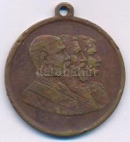 1896. "A Vaskapu megnyitásának emlékére - 1896. szeptember 27.-én" bronz emlékérem (29mm) ...