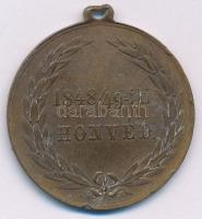 1893. "1849/49-iki HONVÉD / BUDAVÁR BEVÉTELE 1849. május 21. - Ennek emlékéül emelt szobor lele...