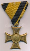 1911-1918. Katonai Legénységi Szolgálati Jel III. osztálya bronz kitüntetés mellszalagon T:XF Hungary 1911-1918. Military Service Medal 3nd class bronze decoration with ribbon C:XF  NMK 155.