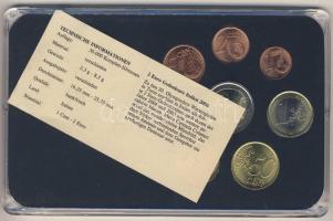 Olaszország 2002-2006. 1c-2€ 8klf db, benne 2€ alkalmi veret "Téli olimpia&...