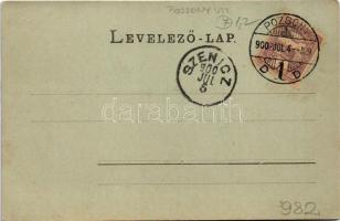 1900 Pozsony, Pressburg, Bratislava; Liget / Aupark / park (fl)