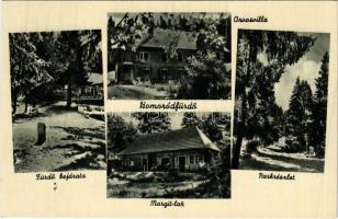 Homoródfürdő, Homoród-fürdő, Baile Homorod; Fürdő kápolna, Orvos villa, Margit lak, Park / spa, chapel, doctor's villa, park