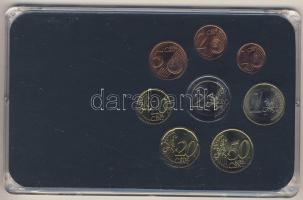 Ausztria 2002-2005. 1c-2€ 8klf db, benne 2€ alkalmi veret "50 éve írták alá...