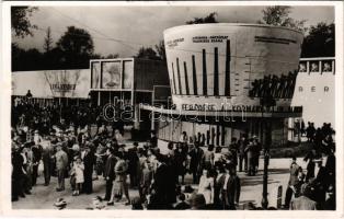 1940 Budapest XIV. Nemzetközi Vásár (BNV), Len és kender kiállítás. + "1940 XXXV. Budapesti Nemzetközi Vásár Horthy Miklós Országlásának 20. évében" So. Stpl.