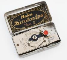 Haka Autoknips Mod. II. önkioldó, eredeti dobozában, h: 5,5 cm