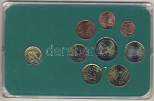 Portugália 2002-2004. 1c-2€ 8klf db + 1981. 2,5Esc aranyozva kereskedői szettben T:1 Limit...