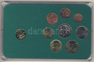 Belgium 2002-2007. 1c-2€ 8klf db + 1998. 50c aranyozva kereskedői szettben T:1 Limitált pé...