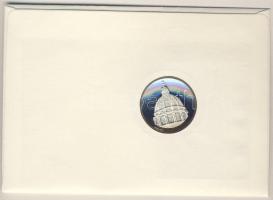 NSZK DN "II. János Pál" Ag 15,1g érmés borítékon 2 db bélyeggel, alkalmi bélyegzővel T:PP