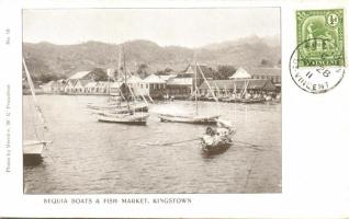Kingstown boats and fishmarket