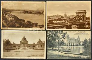 Kb. 140 db RÉGI magyar város képeslap vegyes minőségben / Cca. 140 pre-1945 Hungarian town-view postcards in mixed quality