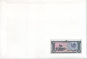 Laosz 1979-1988. 1K felbélyegzett borítékban, bélyegzéssel (5x) T:UNC 
Laos 1979-1988. 1 Kip in env...