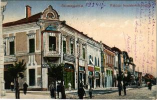 1924 Balassagyarmat, Rákóczi fejedelem út, Schönberger Fülöp, Székely Samu és Grosz üzlete. Székely kiadása (EK)