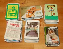 cca 1970-1990 kb 600 darab kártyanaptár / cca 600 card-calendars