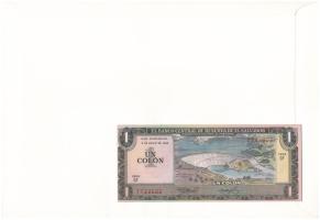 Salvador 1982. 1C felbélyegzett borítékban, alkalmi bélyegzéssel T:UNC
Salvador 1982. 1 Colón in en...