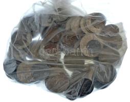 500g-os vegyes, főleg magyar és román fémpénz tétel T:vegyes