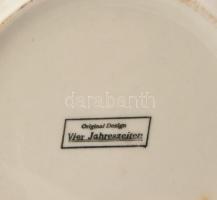 Vier Jahreszeiten német kávés szett, jelzéssel, kopással, hiányos