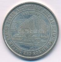 Amerikai Egyesült Államok / Las Vegas 1993. "Flamingo Hilton" fém kaszinó zseton T:XF
USA...