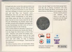 Németország 1990. 5M érmés borítékon 2 db bélyeggel, elsőnapi bélyegzővel, hátoldali ismertetővel T:...