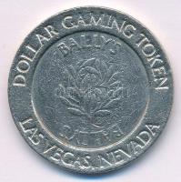 Amerikai Egyesült Államok / Las Vegas DN "Bally's" fém kaszinó zseton T:XF USA / Las Vegas ND "Bally's" metal casino token C:XF