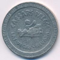 Amerikai Egyesült Államok / Las Vegas 1979. "Caesars Palace" fém kaszinó zseton T:F USA / Las Vegas 1979. "Caesars Palace" metal casino token C:F
