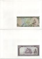 Vegyes 7db-os bankjegyes boríték tétel, mind különféle, közte: Zambia, Sierra Leone, Maldív-szigetek...